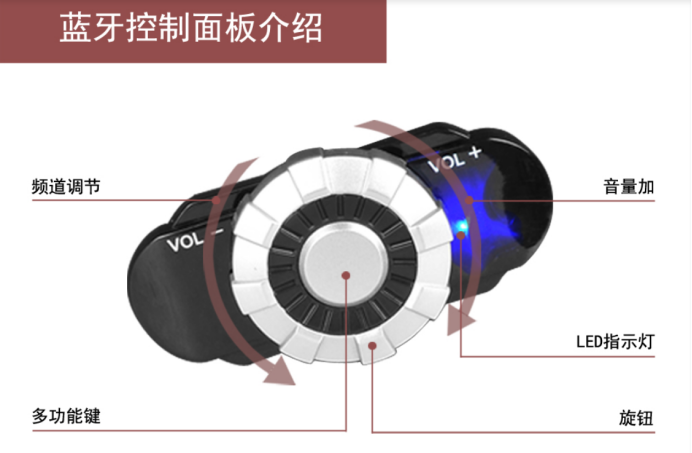 藍牙頭盔連接，手機連接摩托車(chē)耳機1秒完成